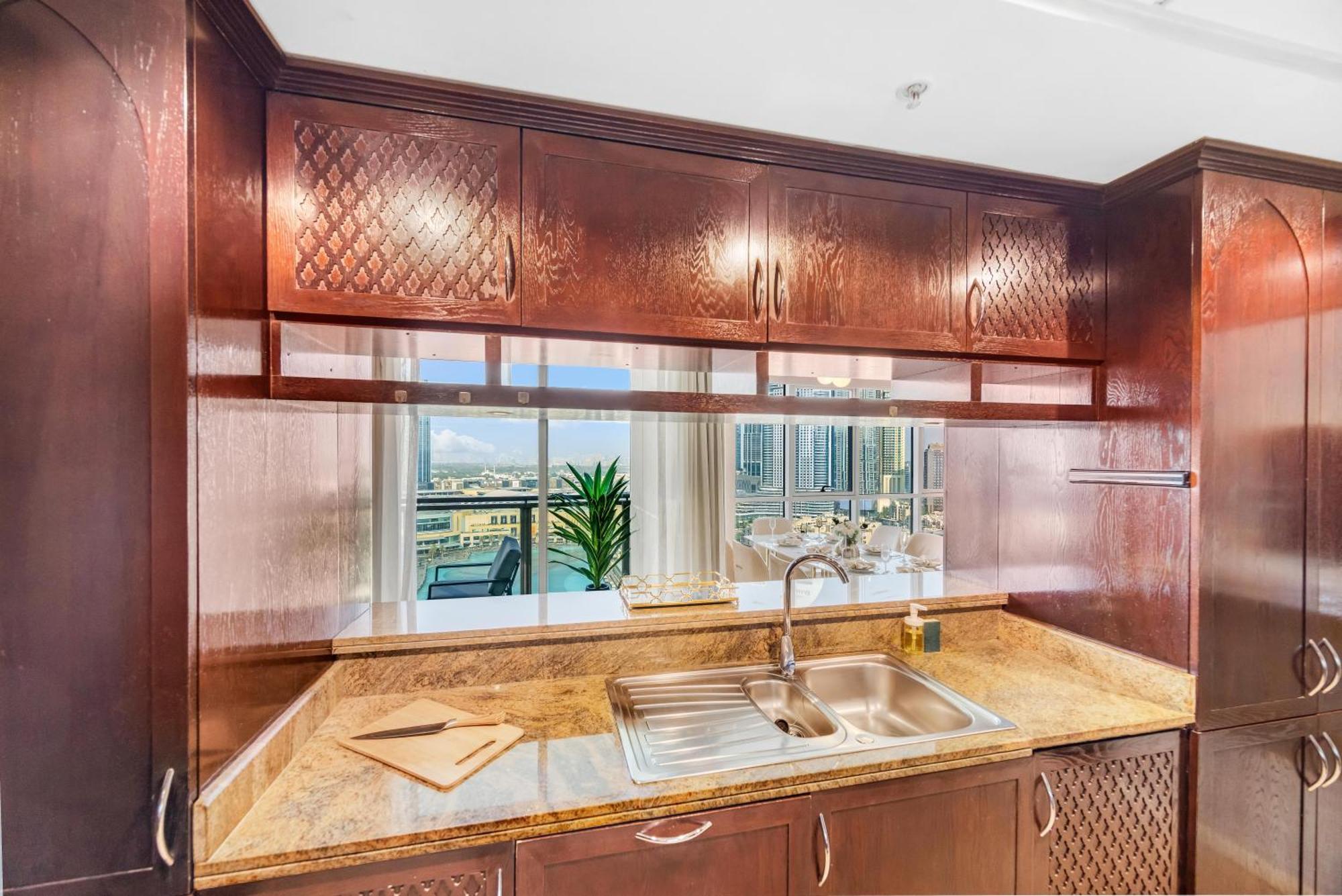 Durrani Homes - Grandiose 5Br Besides Dubai Mall With Burjkhalifa And Fountain View Bagian luar foto