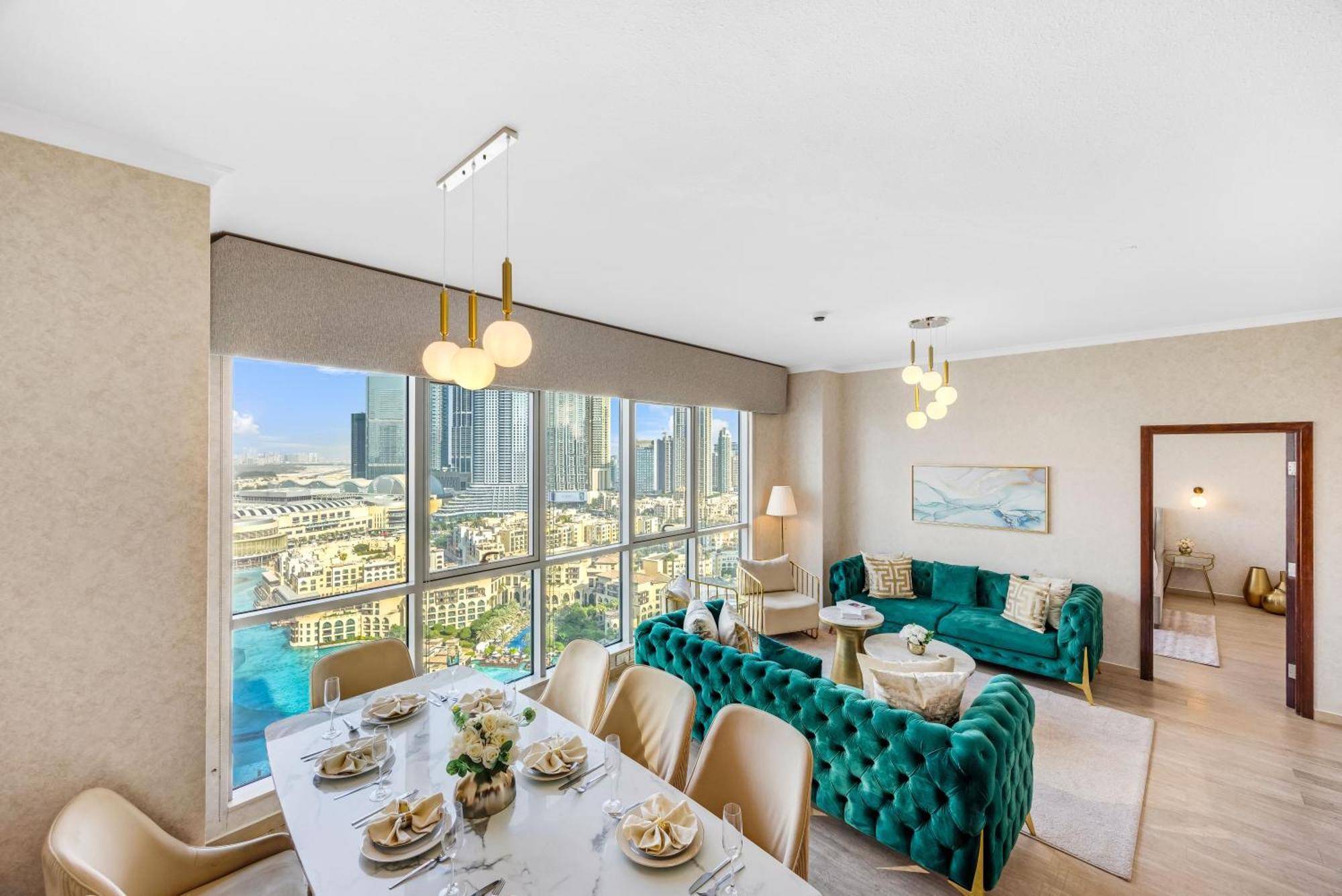 Durrani Homes - Grandiose 5Br Besides Dubai Mall With Burjkhalifa And Fountain View Bagian luar foto